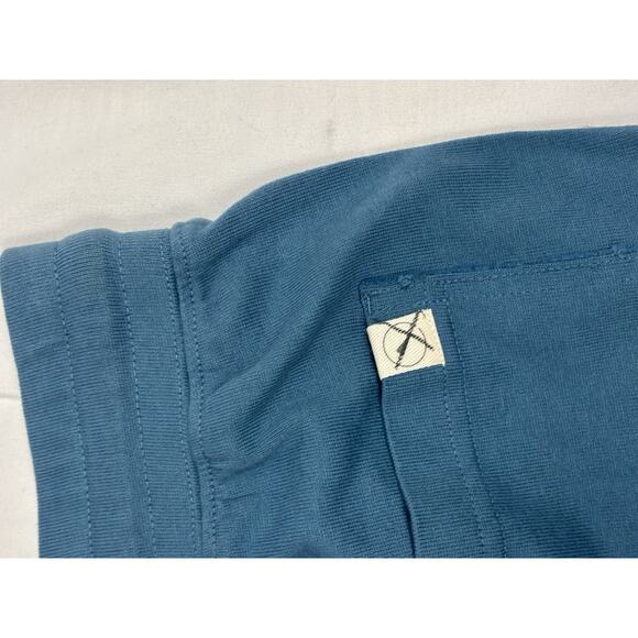 Up West Women’s M High Rise Corton Drawstring Shorts 6.5” Inseam Blue Pockets - Picture 8 of 10